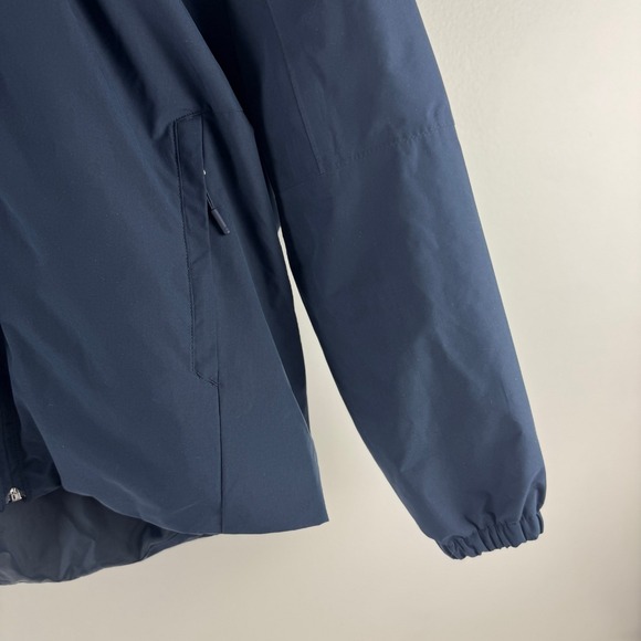 Timberland Mens Navy Blue Hooded Windbreaker Rain Jacket TB0A5UVW M Gorpcore